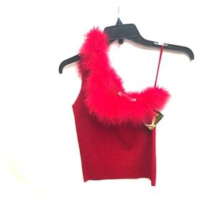 WR 9000 one shoulder fitted top